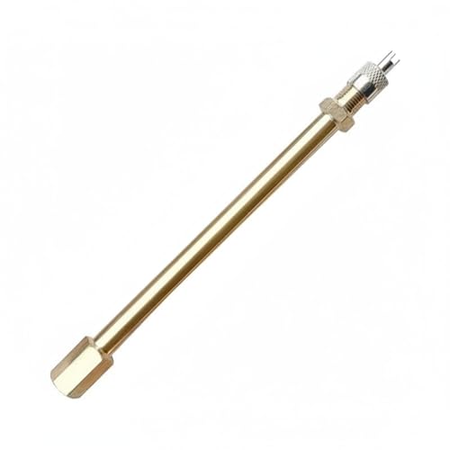 Schrader Valve Extension Rod Copper Alloy Tire Valve Tool for Deep Rims (1 PC)