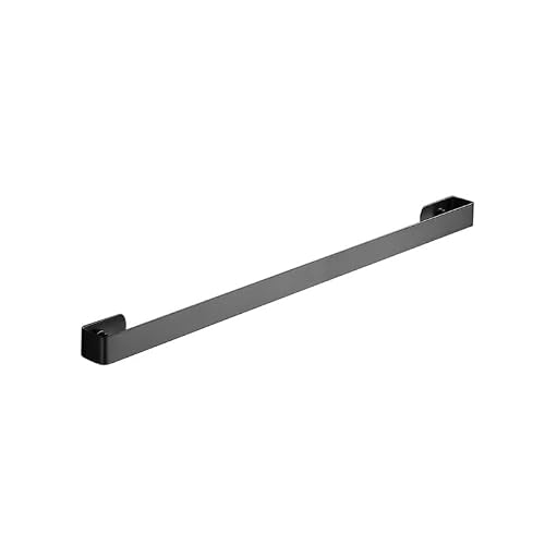 Towel Rail Stainless Steel Wall Mounted Toilet Towel Rack Holder Bath Bar Hanger Shelf Organizer(Bk 40cm)