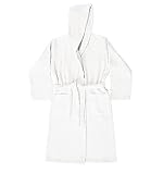 Estilo del cuello: Chal Bassetti Color Blanco XL Albornoz Hombre Talla Unisex Adulto