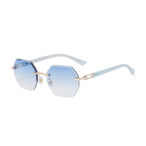 Frameless Women's Sunglasses Outdoor Men Sunglasses for Driving
