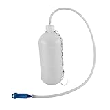 harayaa Bremsenentlüfterflasche, 1 l, Bremsflüssigkeits-Entlüftungsflasche mit Aufhängehaken für Fahrzeug, 165 G