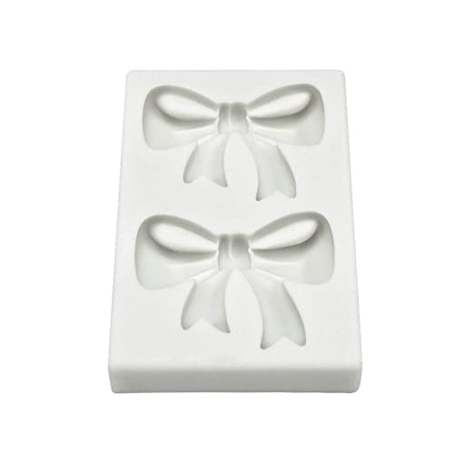 Molde de silicona para fondant con forma de lazo miniatura 5