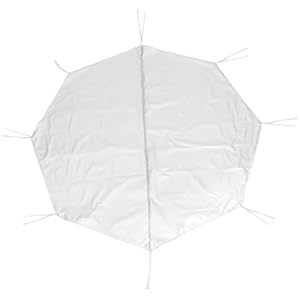 Toddmomy Wasserdichte Hundegehege Abdeckung Oxford Weiß