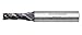 Accusize Industrial Tools Standard Tooth M42 8% Cobalt TiAlN Roughing End Mill, 1/4