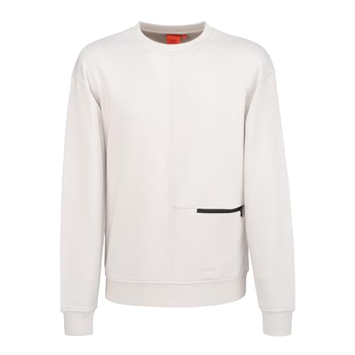 Sweatshirt Audi homme beige en coton biologique et polyamide recyclé XXL