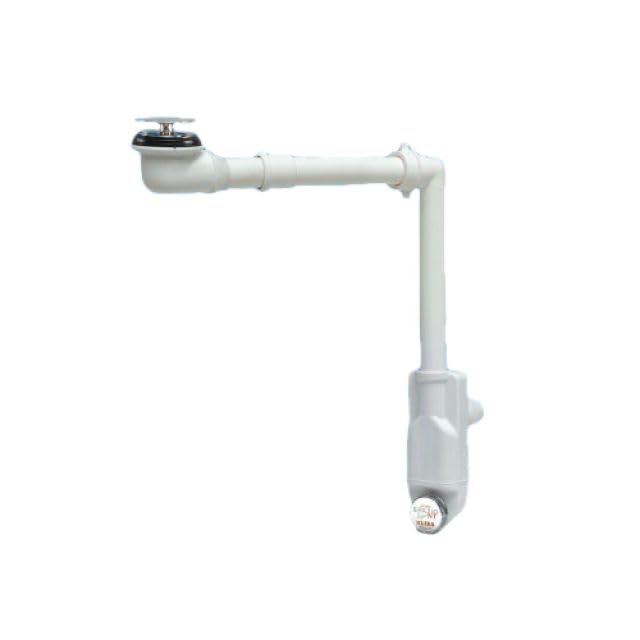 Platzsparender Siphon für Waschbecken + niedriger Ablaufgarnitur 1-1"1/4 D. 32-40 mm "
