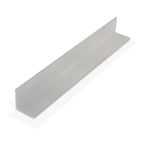Outwater Industries Extruded Aluminum Angle Alu469-M Mill Finish 1''X 1''X 1/16'' Aluminum Angle Moulding 36 Inch Lengths (Pack of 4)