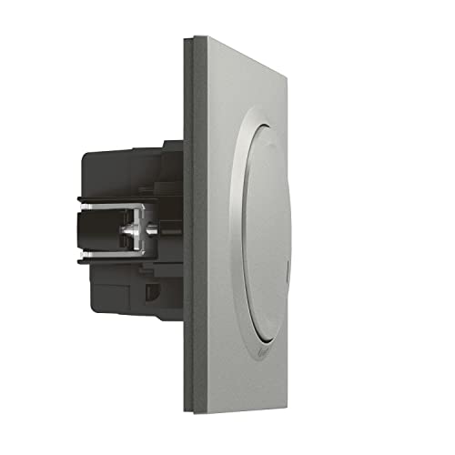 Interruptor conectado Legrand Dooxie con Netatmo 300W color aluminio con cable 5