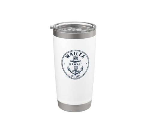 Wailea Hawaii Vintage Boat Anchor Stainless Tumbler