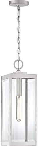 Quoizel WVR1507SS Westover 1-Light Stainless Steel Mini Pendant