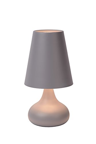 Preisvergleich Produktbild Lucide ISLA - Tischlampe - 1xE14 - Grau