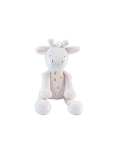Noukie's Noukies - Doudou Enfant - Petite Peluche PILI - Doudou Coton Bio - Taille Adaptée aux Enfants (25 cm), Rose