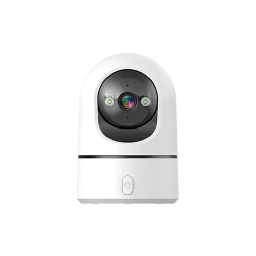 MuchLuckystar Cámara de seguridad, cámara de vigilancia 2K WiFi para interiores, grabación de video HD, detección de movimiento, dispositivo de monitoreo nocturno en el hogar
