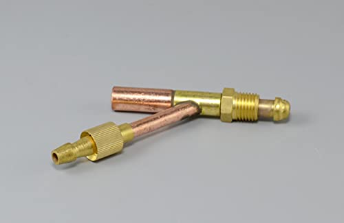 Image of RIVERWELD TIG Torch Fitting Part Accessories Cables and Gas & Water Separate Cable Connector Fitting 3 /8 inch -24UNF for SR WP 17 TIG Welding Torch Pack of 2 | Cables and Gas & Water Separate Fitting Part Accessories for SR WP 17 TIG Welding Torch