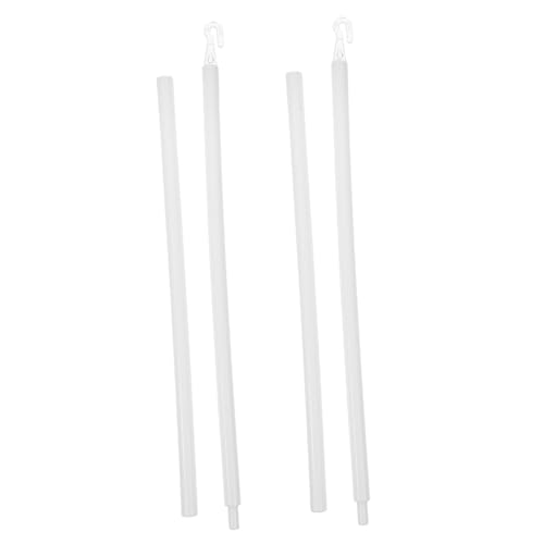 MAGICLULU 2 Juegos Barra De Cortina Soporte Extensor De Barra De Cortina para Decoración De Ventana Dormitorio