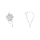 崩壊:スターレイル 三月なのか ネックレス ブローチ キャラクター デザイン ゲームグッズ ファッション コスプレ小物 飾り スタイル 写真 撮影用アクセサリー コスプレ 道具 メンズ レディース ギフト (ブローチ本) [並行輸入品]