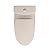 TOTO® Aquia® IV Two-Piece Elongated Dual Flush 1.28 and 0.9 GPF Universal Height Toilet with CEFIONTECT®, WASHLET®+ Ready, Sedona Beige - MS446124CEMFGN#12