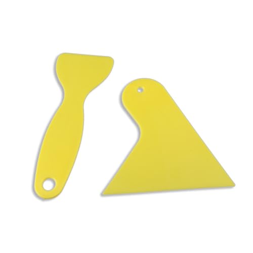 Mikinona 2pcs Car Window Tint Installation Tool Set Protective Film Scrapper for Auto Car Wrap Trim Vehicle Window Film