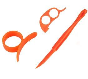 Paquete de 3 herramientas peladoras de naranja, cortador de cáscara de cítricos, cortador de frutas y verduras, cortador de limón, abridor de frutas, herramientas de cocina, peladores, accesorios de