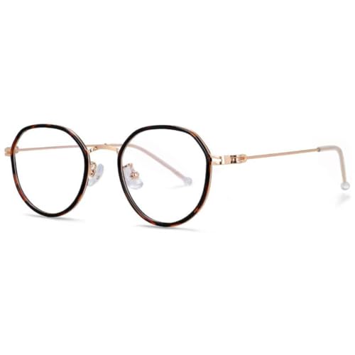 Lunettes rondes en métal bonbon aux finitions soignées pour adulte