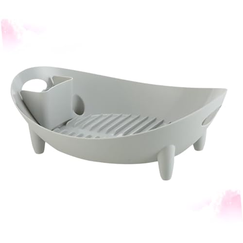 GRIRIW Modern Dish Drying Rack Space-saving Chopsticks Bowl Holder Utensil Organizer Box Kitchen Storage Box Pp Material Countertop Storage Color