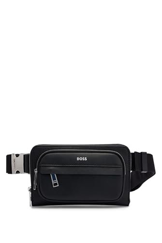 Sac porté croisé BOSS Zair Homme avec logo métallisé noir