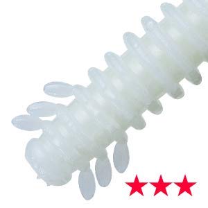 メジャークラフト ワーム ふぉーる虫 PW-MUSHI 1.6" #72 WHITE GLOW #72 WHITE GLOW 2枚目