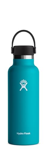 Hydro Flask Standard Mouth Bottle with Flex Cap, Stainless Steel