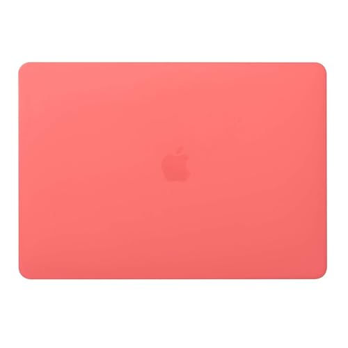 Image of Case Compatible with MacBook Air 13 inch, 2020 2019 2018 A2337 M1 A2179 A1932Plastic Hard Shell Cover Case, Matte Brick Orange