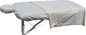 Deluxe Flannel Massage 3 Piece Sheet Set- Natural