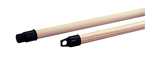 NESPOLI 9753 - Mango de escoba de madera con tornillos, 130 cm, color específico