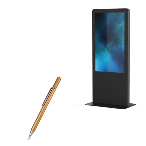 BoxWave Stylus Pen Compatible with Fabcon Interactive ePoster (32 in) - FineTouch Capacitive Stylus, Super Precise Stylus Pen - Champagne Gold