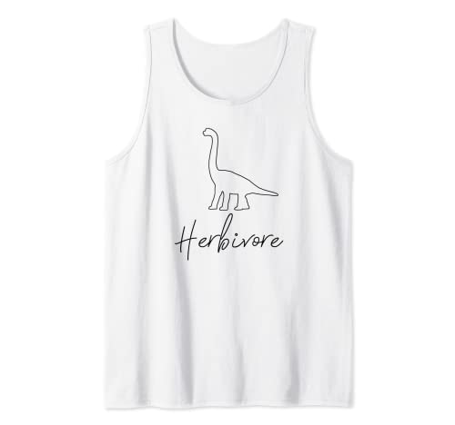 Funny vegan and vegetarian gift idea Herbivore Tank Top