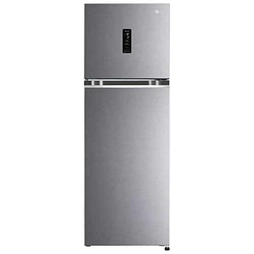 LG 246 L 3 Frost-Free Smart Inverter Compressor Wi-Fi Double Door Refrigerator (GL-T262TDSX, Dazzle Steel, Convertible With Door Cooling+, 2023 Model)