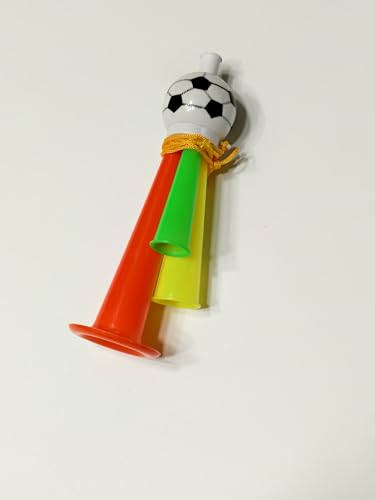 Football Fan Horn, World Cup Cheering Props, Three-Tone Horn, Sports Event Horn, Toy Football Horn (Medium)