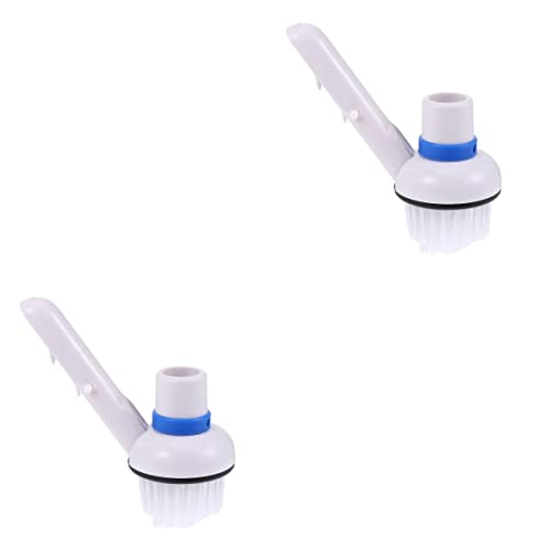 Cabilock Telha 2 Peças Escova Inferior Escova De Fundo De Piscina Escova De Limpeza De Chão De Pared
