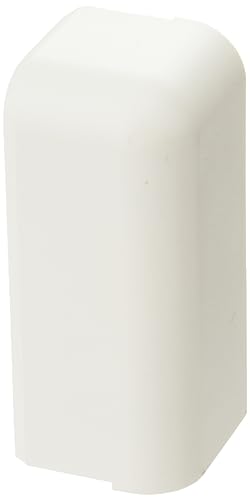 Habengut Endkappe Ausführung rechts für Sockelleiste 50 mm aus PVC, Farbe: Weiß | Inhalt: 1 Stück - für einen sauberen Abschluss