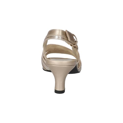 Easy Street Women's Meghan Heeled Sandal, Champagne, 7 X-Wide by Easy Street - Image 6