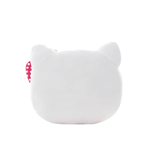 Image of Northwest Hello Kitty Polka Dot Pretty Small Cloud Pillow 12 Inch - Kawaii Plush Stuffed Toy for Kids, Adults, Bedroom & Playroom Decor, Great Gift Idea