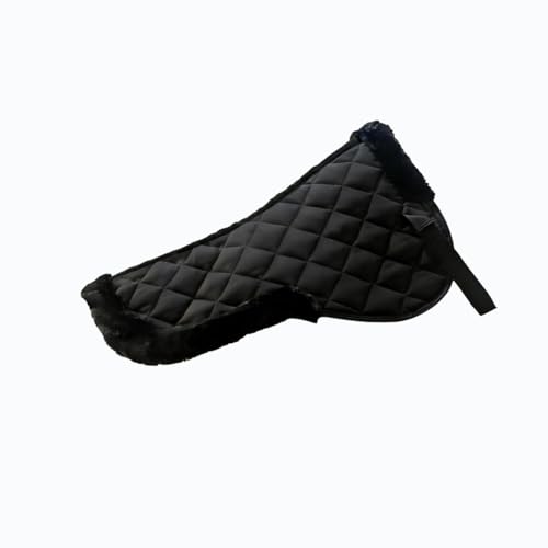 DayoVortex Black Horse Half pad for English Saddle (Close Contact - Standard, Black)