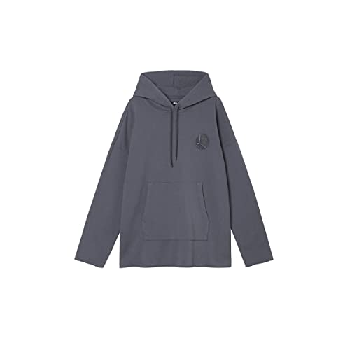 [ステューシー] Woodsy パーカー プルオーバー Melo Raw Edge Fleece [218126] M SLATE [並行輸入品]