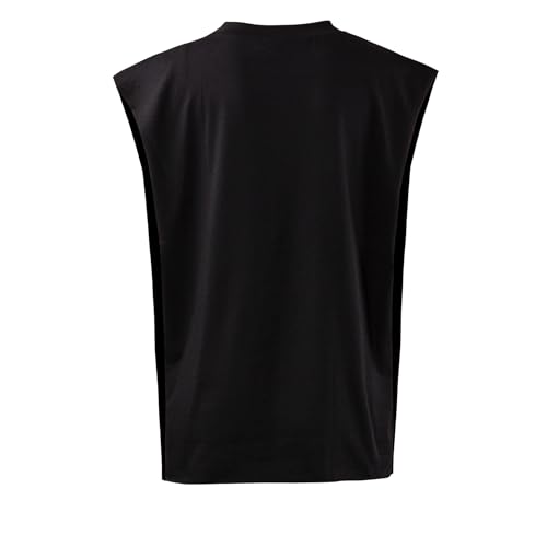 Women Sexy Graphic T Shirt Loose Fit Crew Neck Letter Print Sleeveless Tank Top Club Outfits4