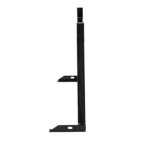ELEVATE OUTDOOR Half-Louvered Steel Headache Rack - Universal Design for 59\" - 74.5\" Pickup Truck Bed Width - Black Powder Coat - Thumbnail 5