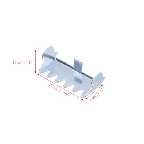 Image of 30pcs Picture Frame Sawtooth Hangers Aluminum Alloy Picture Hanging Brackets Photo Frame Hooks Photo Notch Hangers for DIY Paintng Artwork