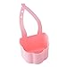 rongweiwang Wasserhahn Schwammablauf, abnehmbarer, strapazierfähiger, verstellbarer Hängekorb für den Innenbereich, Küche, WC Rack, Organizer Halterung, Rosa