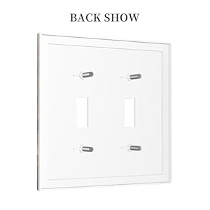 Light Switch Cover Coffee Mug Romanticized Country Life 2 Gang Wall Plate Double Light Switch Plate Toggle Decorative Outlet Covers Electrical Switchplate for Bathroom Bedroom Decor