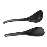 IMIKEYA Cucharas para Servir Arroz Antiadherentes de Cucharas Grandes de Cocina Multipropósito para Sopa y Arroz