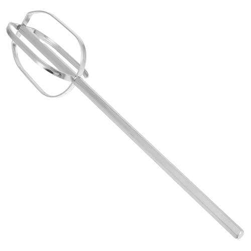 DIYEAH Accesorio Varilla para Batidora Eléctrica de Mano de Acero Inoxidable, Repuesto Extendido Compatible Taladros, Batidor de Huevos para Cocina Profesional y Mezcla de Reutilizable