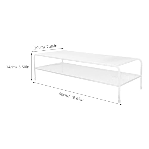 Support métallique pour ordinateur à la maison ou l'école rehausseur double couche - 8