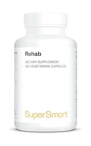 Supersmart - Rehab - Contient des Antioxydants et des Nutriments Naturels Impliqués dans la Détoxification | Sans OGM - 120 Capsules Végétariennes